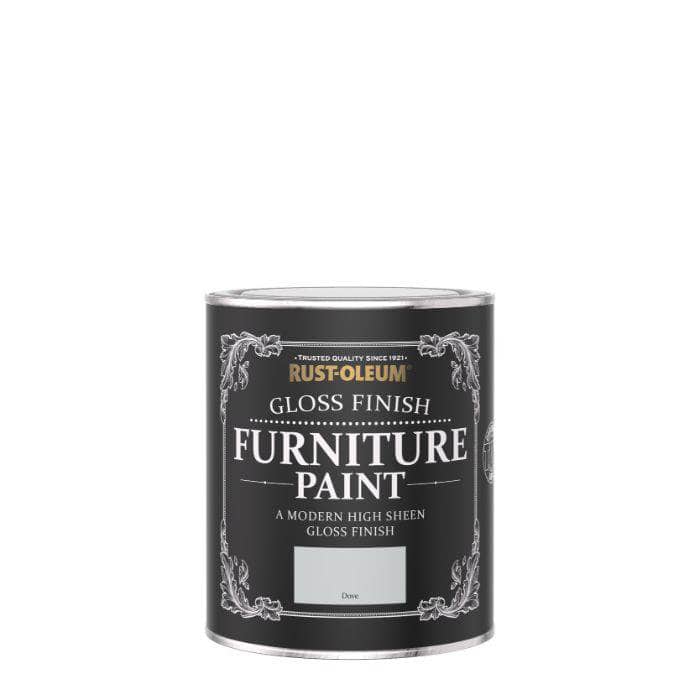  -  Rust-Oleum Gloss Furniture Paint 750ml - Dove  -  50138292