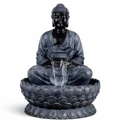 Gardening  -  Hamac Giant Sitting Buddha - Black  -  50139139