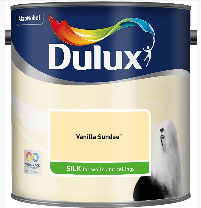 Paint  -  Dulux Silk Emulsion 2.5L Vanilla Sundae  -  50141618