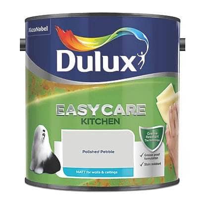 Paint  -  Dulux Easycare Kitchen 2.5L Matt Emulsion - Polish Pebble  -  50141733