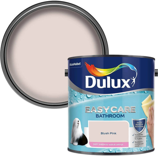 Paint  -  Dulux Easy Care Kitchen 2.5L Matt Emulsion - Blush Pink  -  50141737