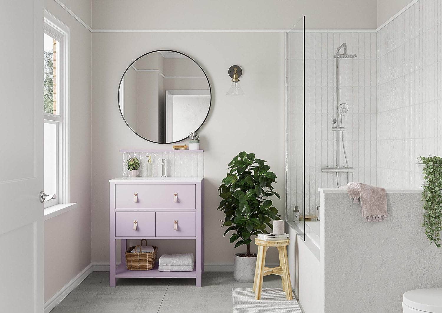  -  Dulux Easy Care Bathroom 2.5L - Nutmeg White  -  50141744