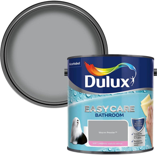 Paint  -  Dulux Easy Care Bathroom 2.5L - Warm Pewter  -  50141747