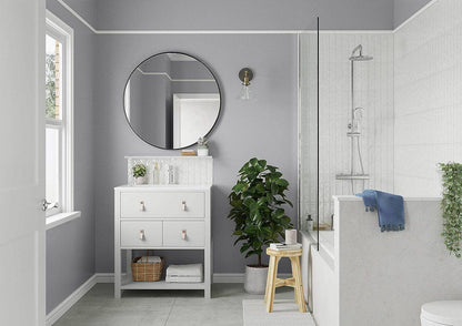 Paint  -  Dulux Easy Care Bathroom 2.5L - Warm Pewter  -  50141747