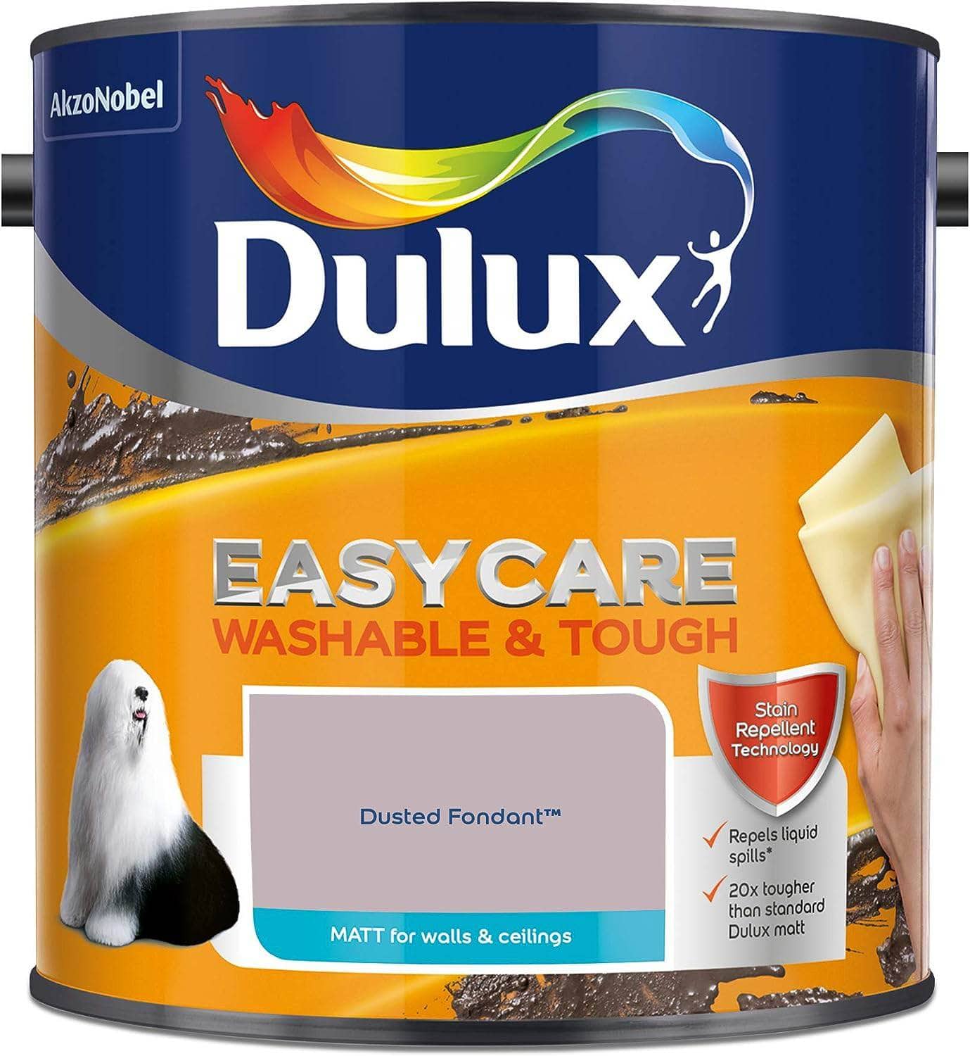 Paint  -  Du Easy Care Wash Mat 2.5L Dus/Fondant  -  50141809