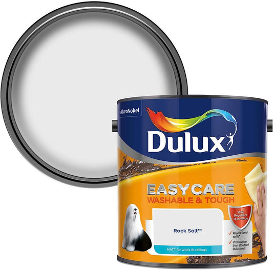 Paint  -  Dulux Easycare Matt Emulsion 2.5L - Rock Salt  -  50141825