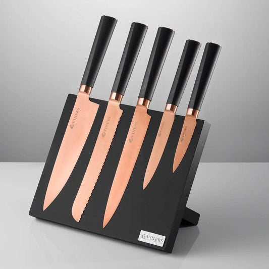Kitchenware  -  Titan Copper 6 Piece Knife Block  -  50145307