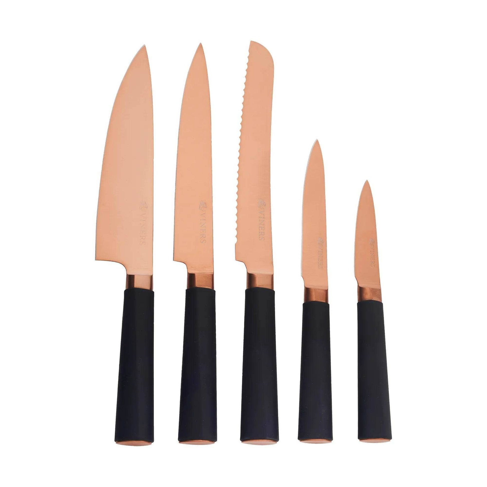 Kitchenware  -  Titan Copper 6 Piece Knife Block  -  50145307