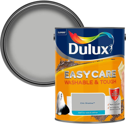 Paint  -  Dulux Easycare Bathroom 5L - Chic Shadow  -  50148658