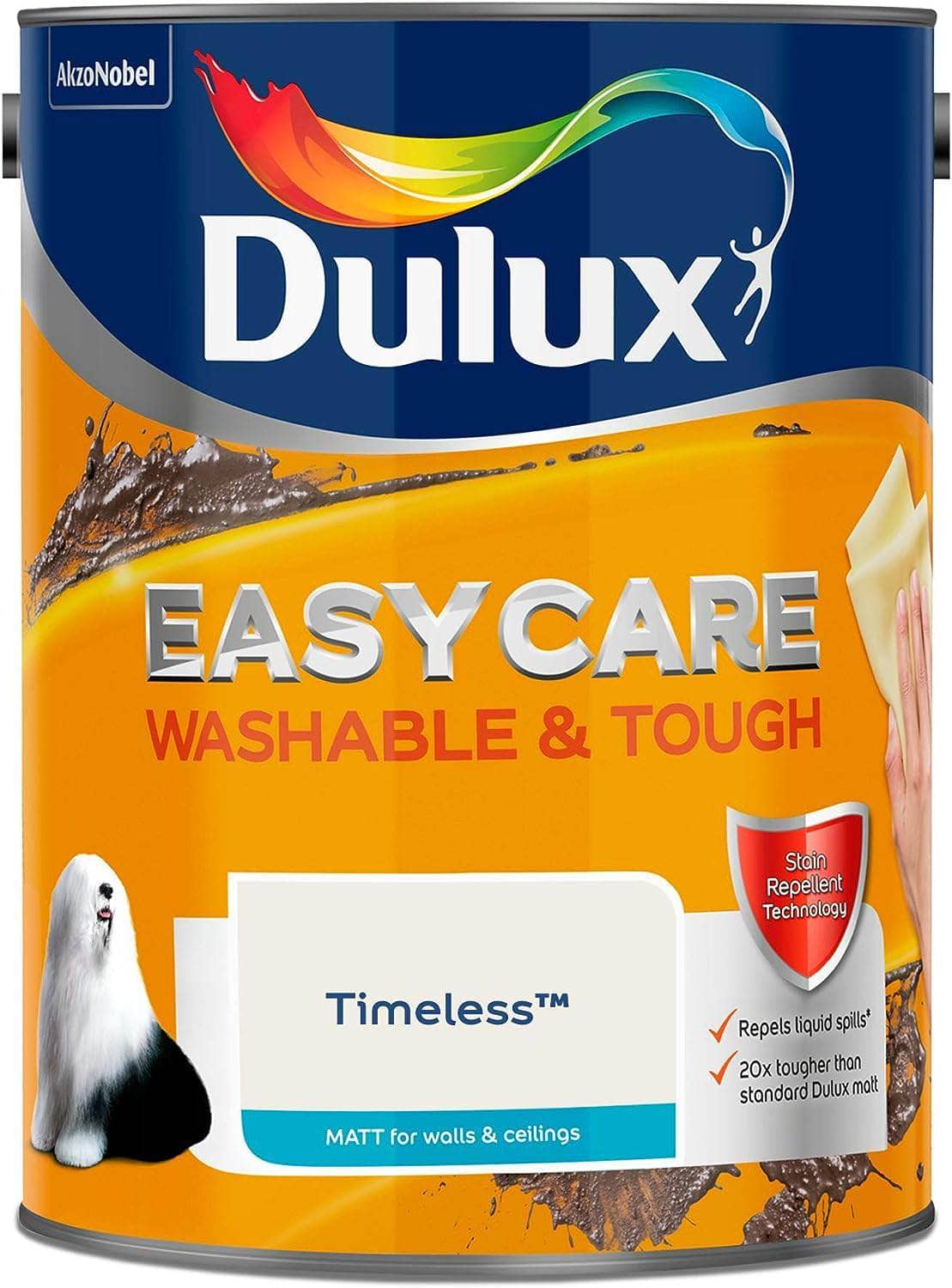  -  Dulux Easycare Matt Emulsion 5L - Timeless  -  50148673