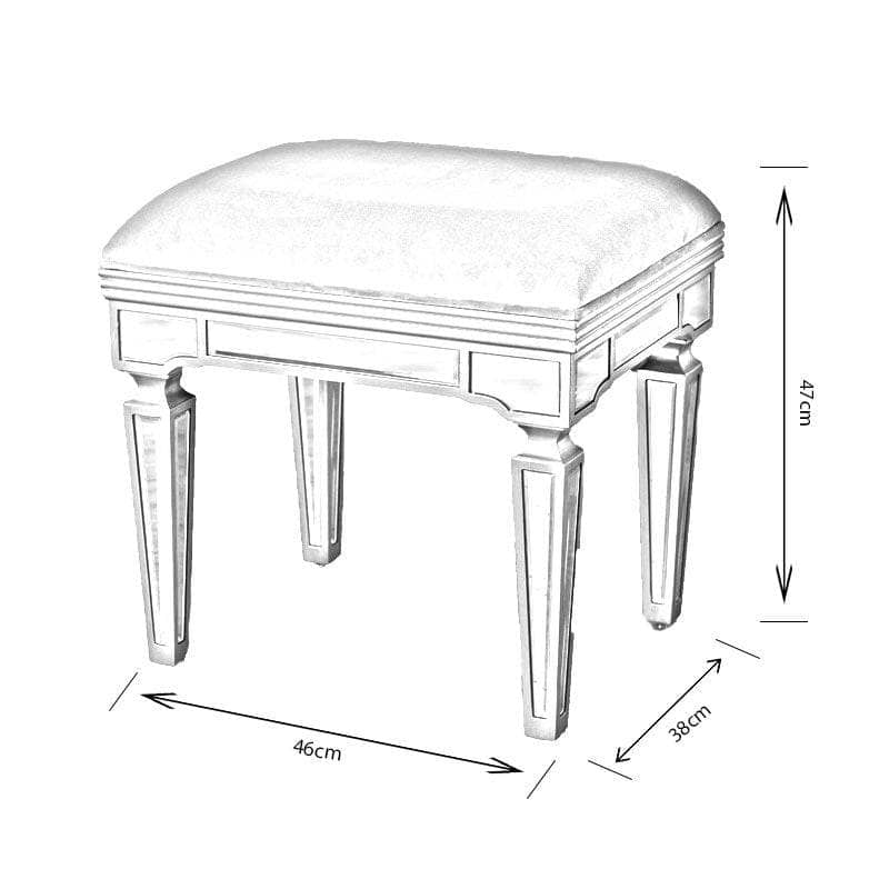 Furniture  -  Clio Dressing Table Stool  -  50148691