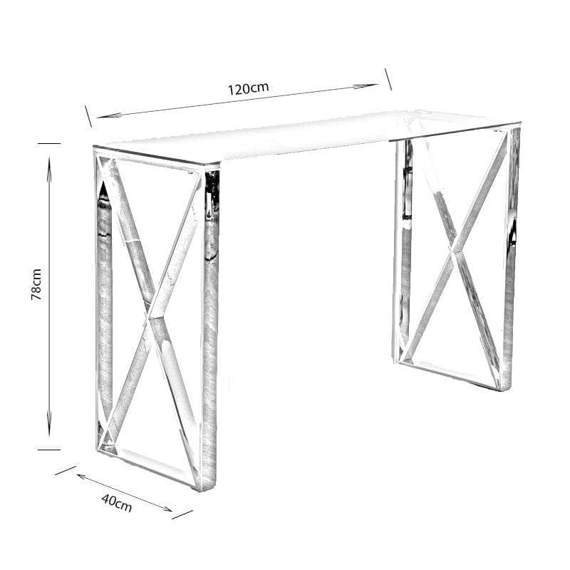 Furniture  -  New York Stainless Steel Console Table  -  50152284