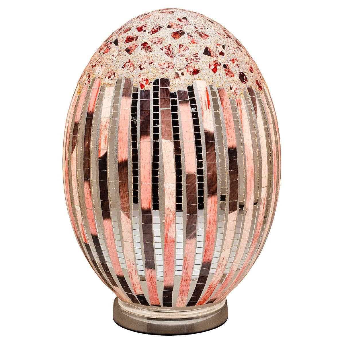  -  Mosaic Art Deco Egg Lamp  -  50153420