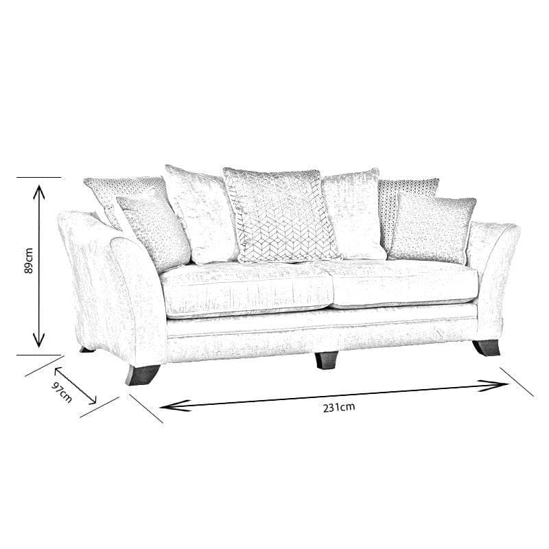 Furniture  -  Maya 4 Seater Sofa  -  50154278