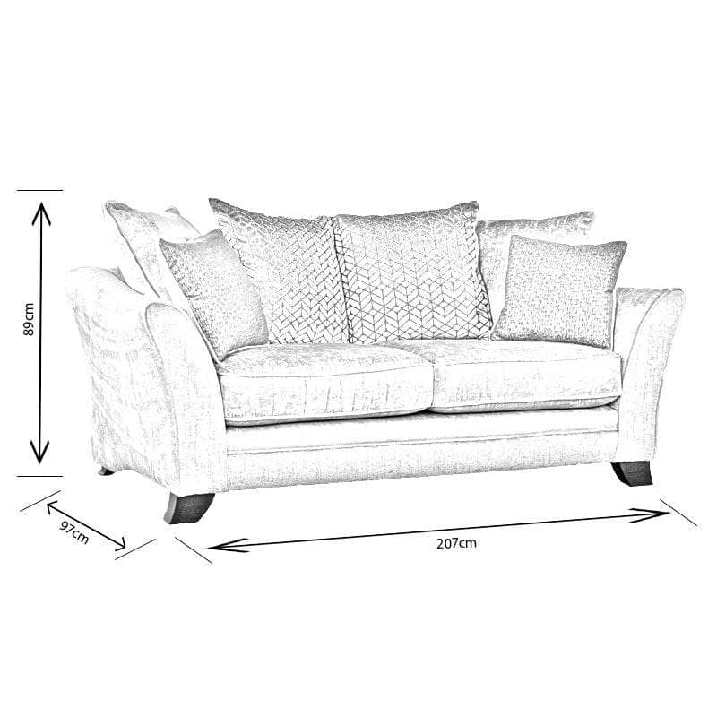 Furniture  -  Maya 3 Seat Sofa  -  50154279