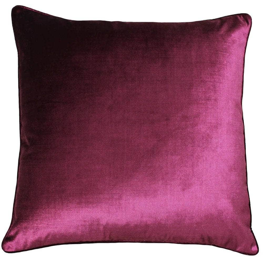 Homeware  -  Luxe Velvet Cushion - Cranberry  -  50154602