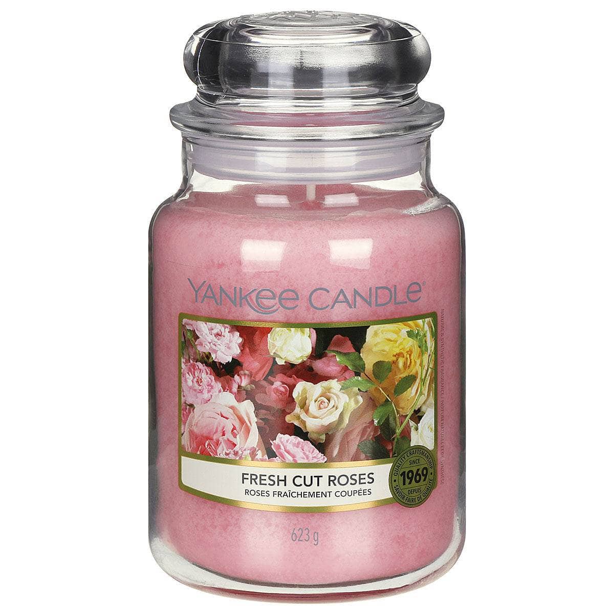  -  Yankee Candle Classic Large Jar - Fresh Cut Roses  -  50155198