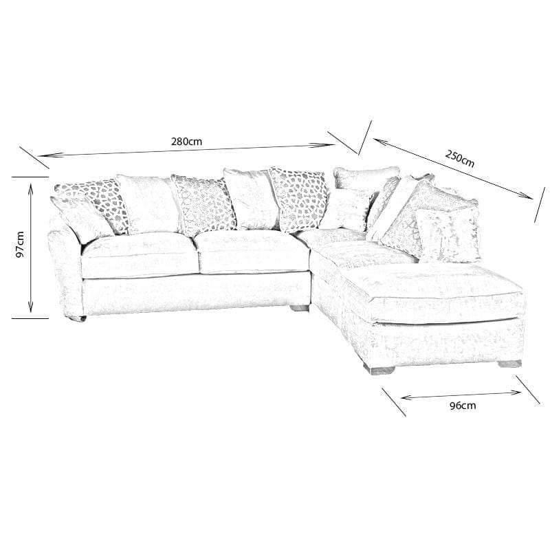 Furniture  -  Josephine Chaise Sofa  - 