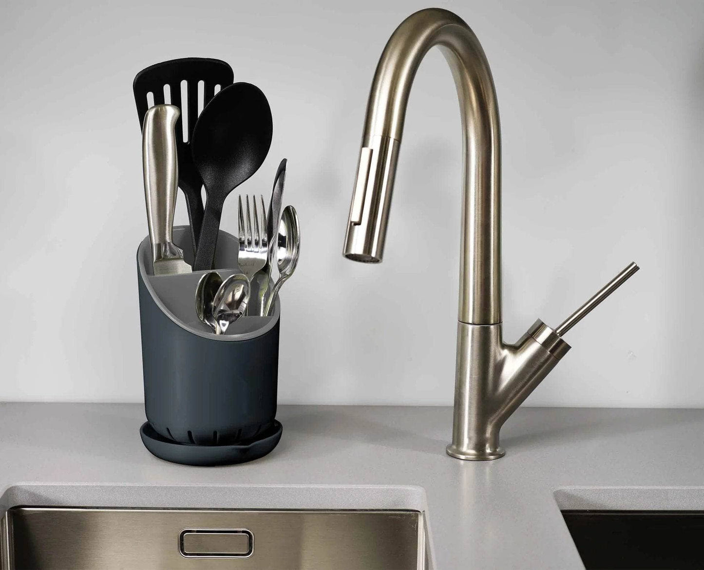  -  Joseph Joseph Dock Cutlery Drainer - Grey  -  50155900