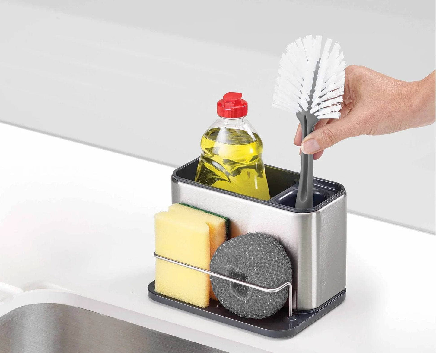 Kitchenware  -  Joseph Joseph Large Sink Tidy - Stainless Steel  -  50155908