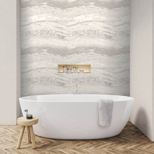 Wallpaper  -  Rasch Onyx Neutral Wallpaper - 544459  -  60011313