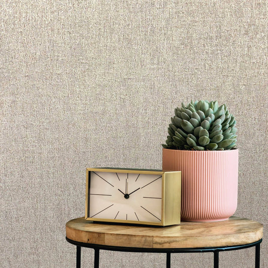 Wallpaper  -  Rasch Angelica Hessian Grey Neutral Wallpaper - 544657  -  60013735