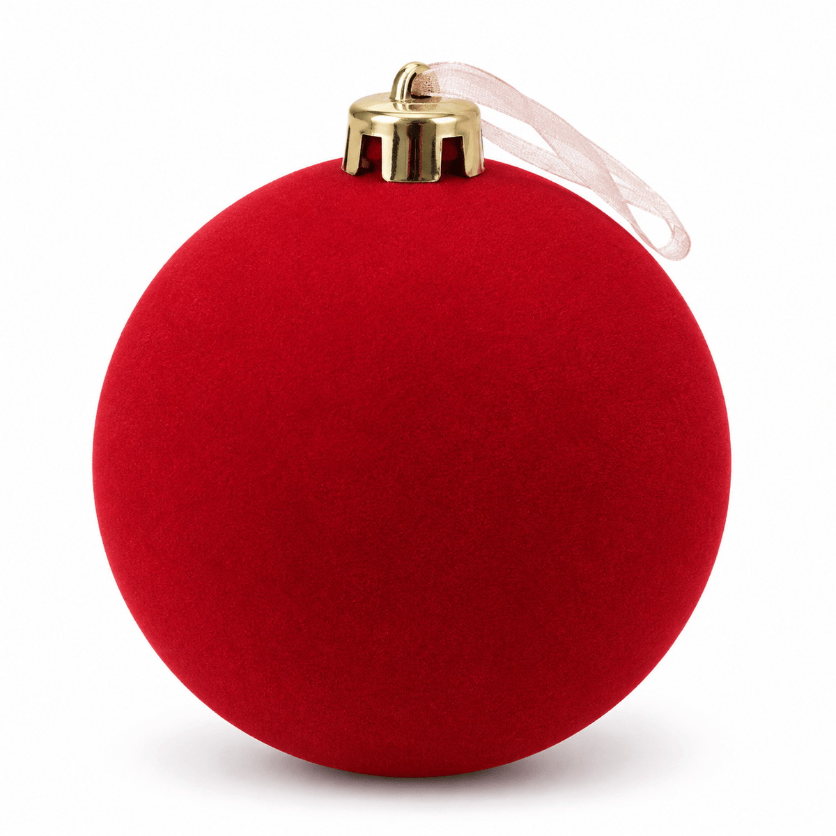Christmas  -  Red Velvet Bauble - 15cm  -  60486232