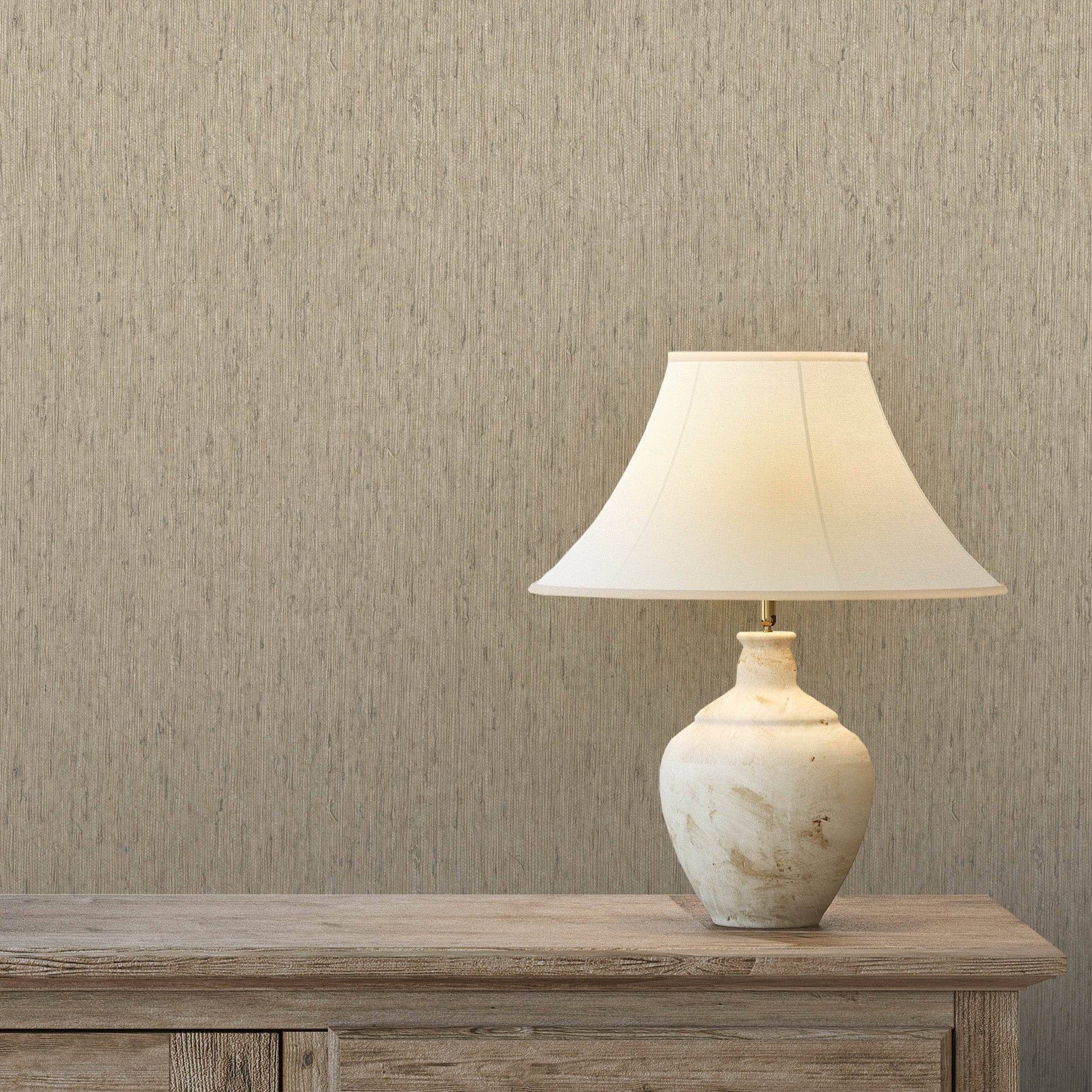 Wallpaper  -  Rasch B55 Boho Textured Mushroom Wallpaper - 571059  -  60345246