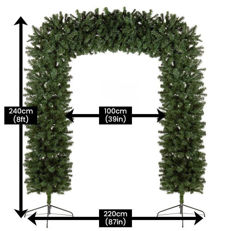 Green 8ft Christmas Tree Arch Taskers Online Store, Liverpool
