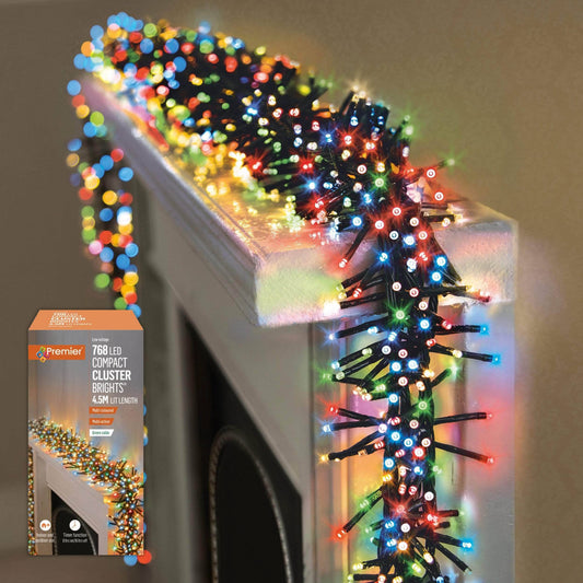 Christmas  -  768 Multicoloured LED Compact Cluster Lights  -  60001107