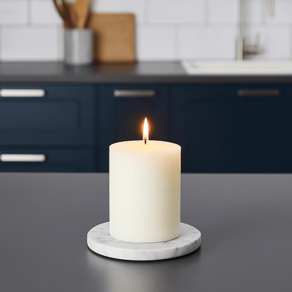 Homeware  -  Cidex 6.5 x 10cm Pillar Candle - Ivory  -  60001388