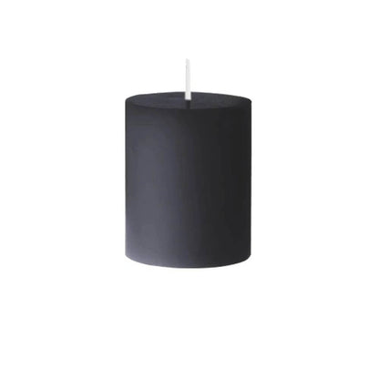 Homeware  -  Cidex 6.5 x 10cm Pillar Candle - Black  -  60001389