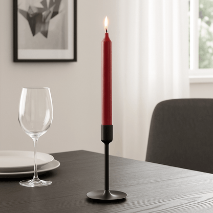 Homeware  -  Rustic Candle - Red  -  60001395