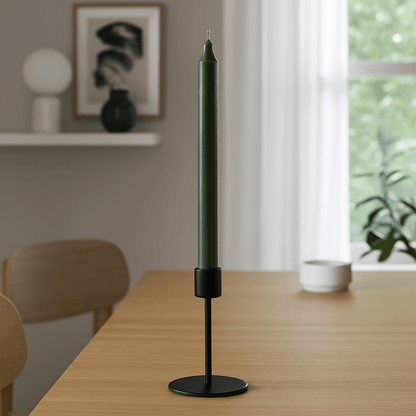 Homeware  -  Rustic Candle - Forest Green  -  60001400