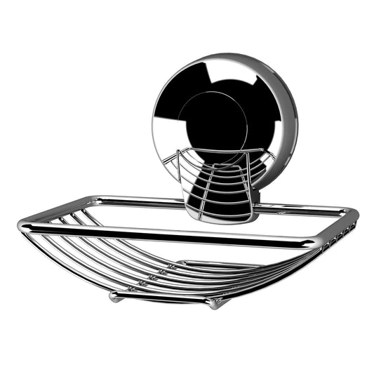 Homeware  -  Suctionloc Soap Basket Chrome  -  60002421