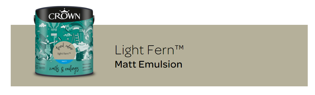Paint  -  Crown Matt Light Fern 2.5L  -  60004195