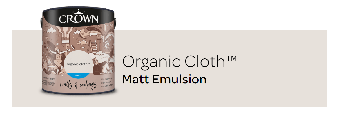 Paint  -  Crown Matt Organic Cloth 5L  -  60004226