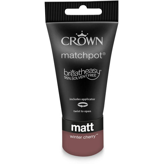 Paint  -  Crown Matt Winter Cherry 40ml  -  60004184