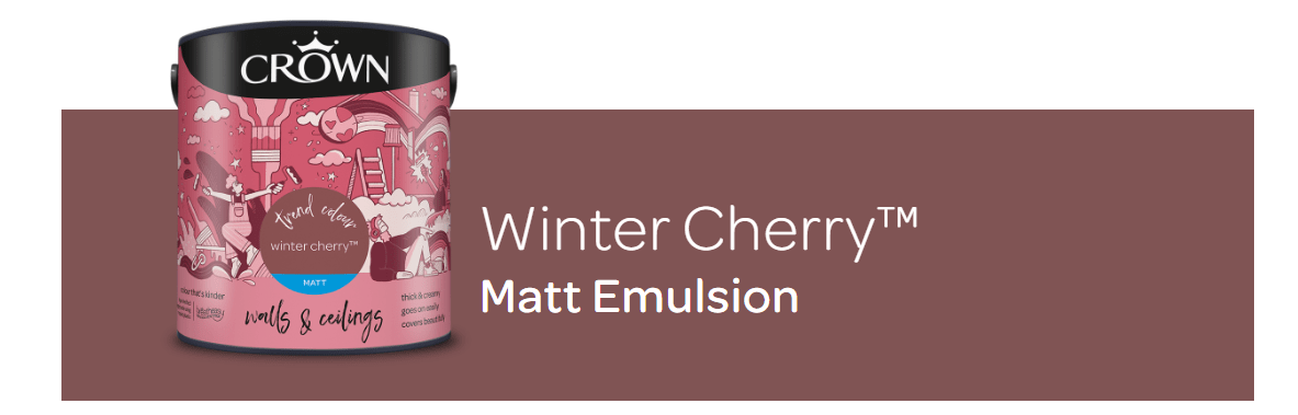 Paint  -  Crown Matt Winter Cherry 2.5L  -  60004218