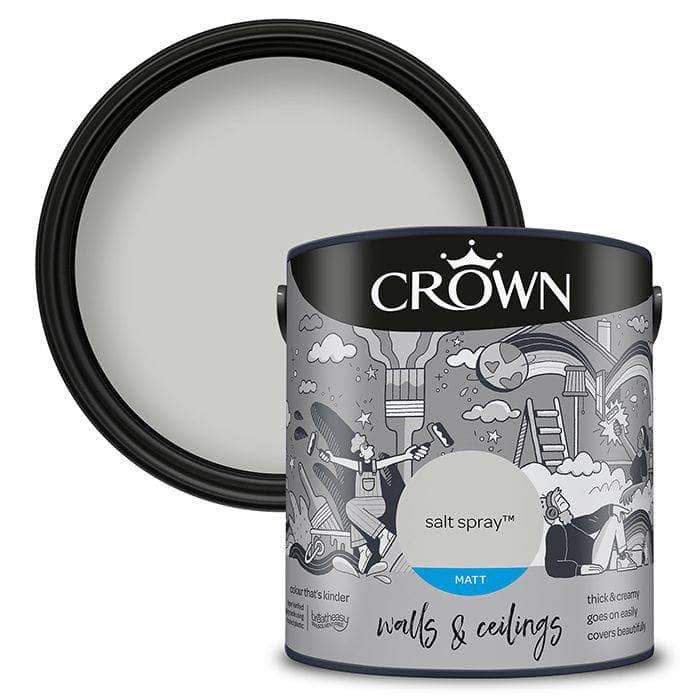 Paint  -  Crown Matt Salt Spray 5L  -  60004227