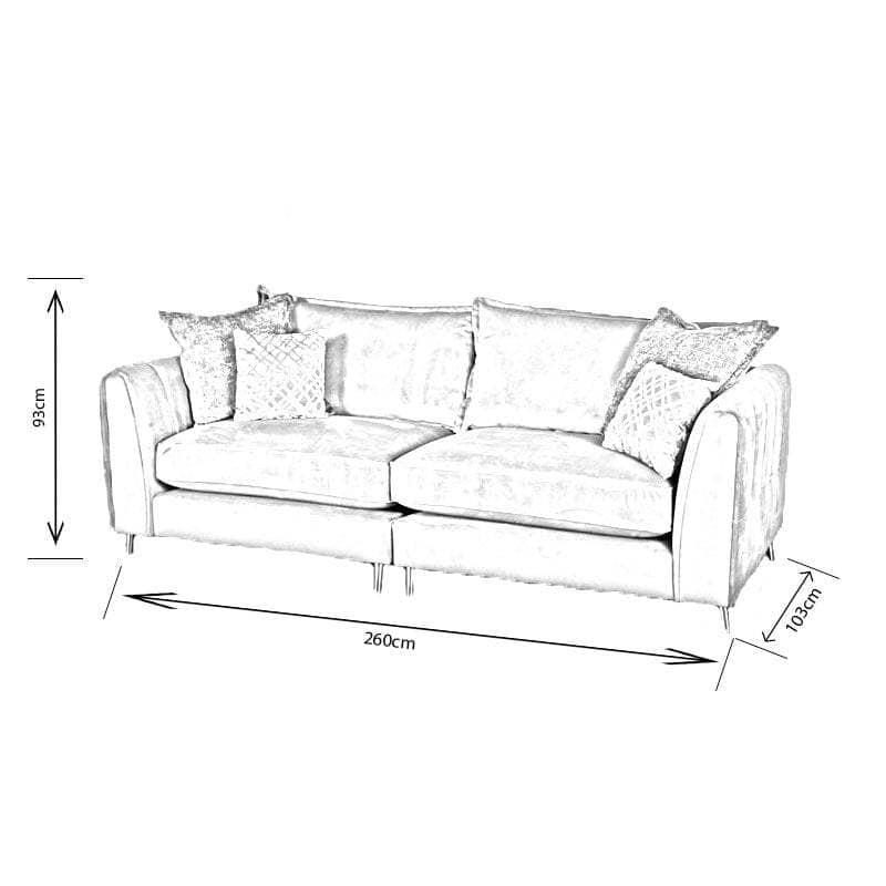 Furniture  -  Nantes 4 Seat Sofa  -  60005054