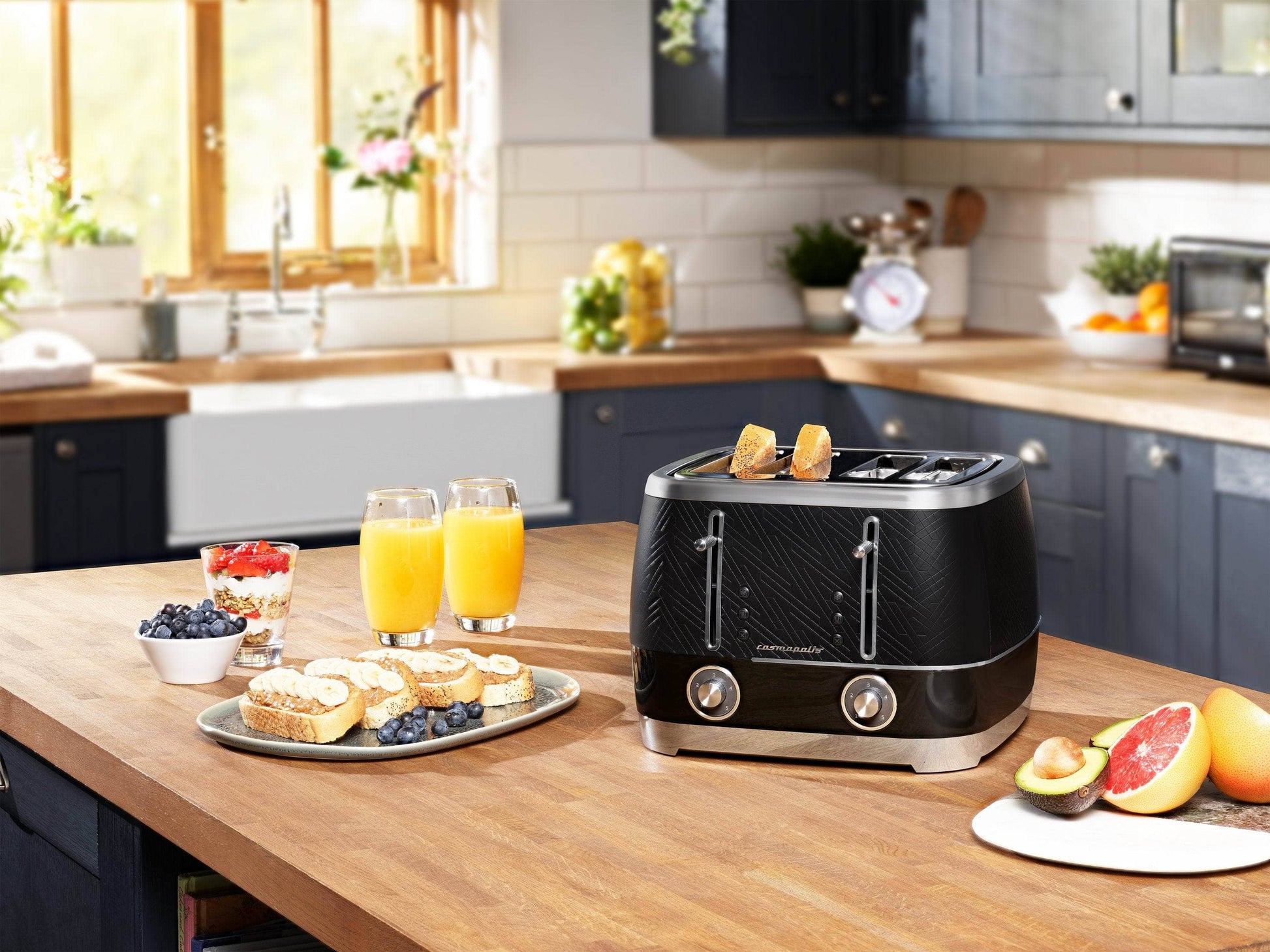 Kitchenware  -  Beko 4 Slice Toaster - Black & Chrome  -  60005230