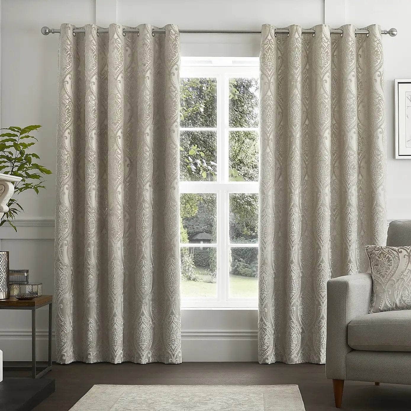 Chateau Curtains - Natural | Taskers Online Store, Liverpool & Manchester