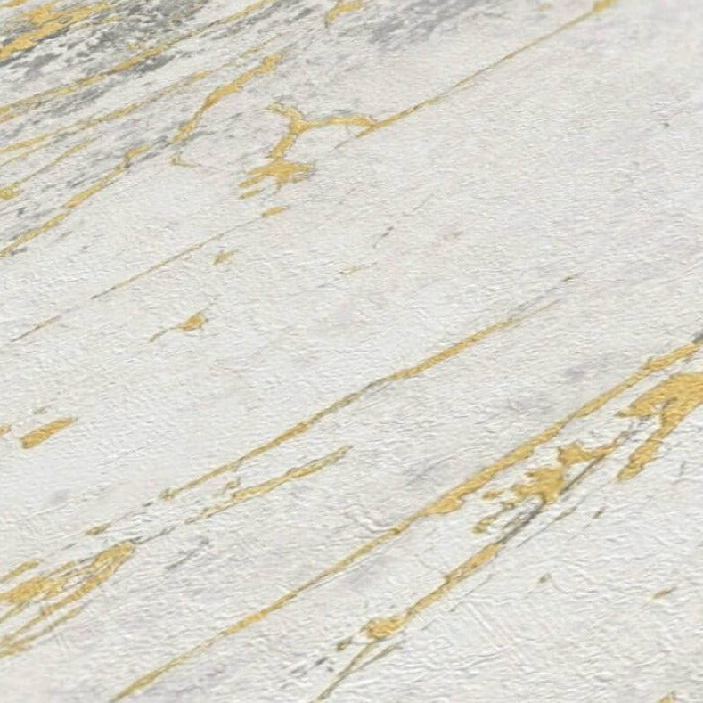 Wallpaper  -  Industrial Grey & Gold Marble Wallpaper - 388173  -  60005549