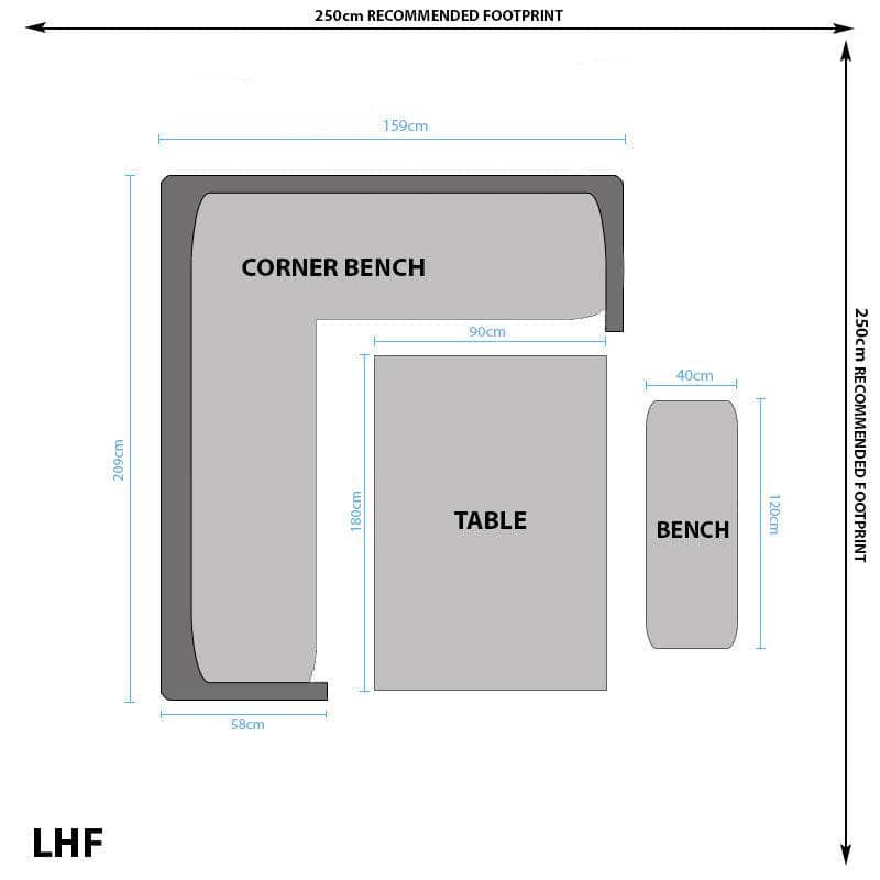 Furniture  -  Lincoln Corner Dining Set  - 