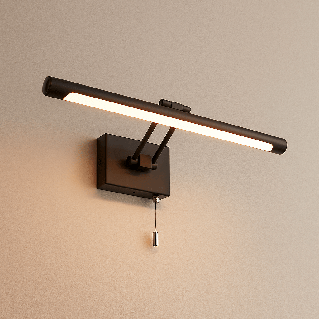 Lights  -  Rennes LED Picture Bathroom Light- Matt Black  -  60006393