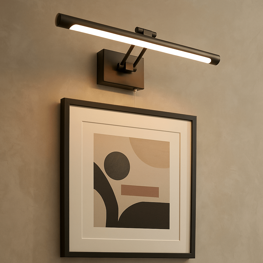 Lights  -  Rennes LED Picture Bathroom Light- Matt Black  -  60006393