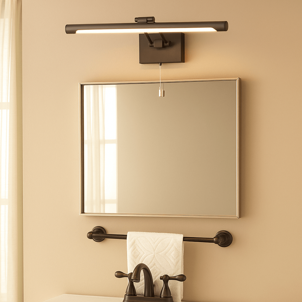 Lights  -  Rennes LED Picture Bathroom Light- Matt Black  -  60006393