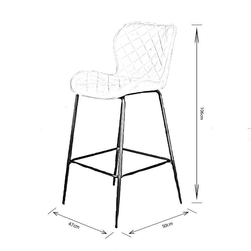 Furniture  -  Vancouver Barstool Silver  -  60006477