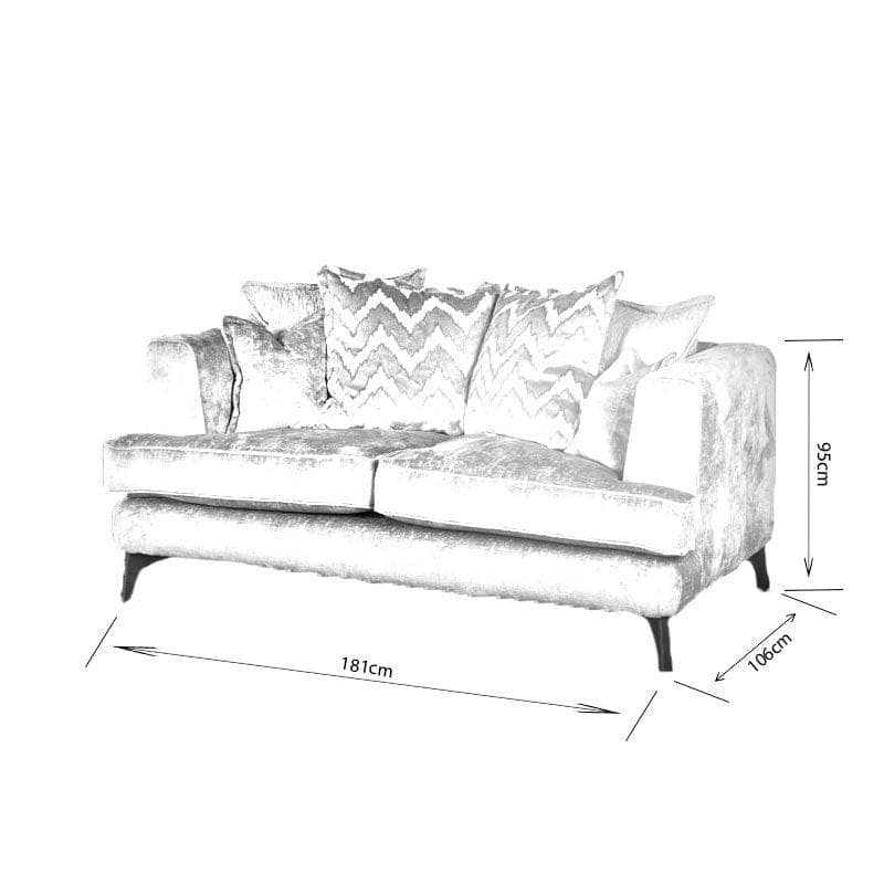 Furniture  -  Monterrey 2 Seat Sofa - Mink  -  60006756